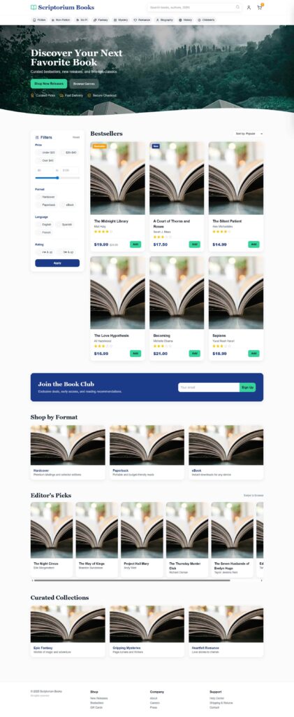 Free Download Books, Stationery & Art Supplies Website Template – HTML ...